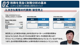 e粉飾決算を見抜く 実践アプローチ講座